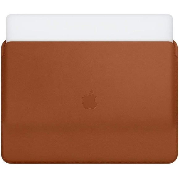 Apple - MRQV2ZM/A Leather Sleeve (for 15-inch MacBook Pro) – Saddle Brown - Picture 3 of 8